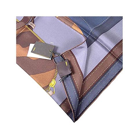 foulard fendi blu